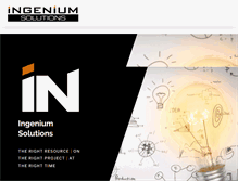 Tablet Screenshot of goingenium.com